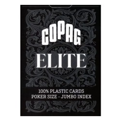 Copag Elite 100% Plastic Jumbo Index Black