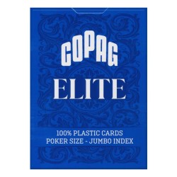 Copag Elite 100% Plastic Jumbo Index Blue