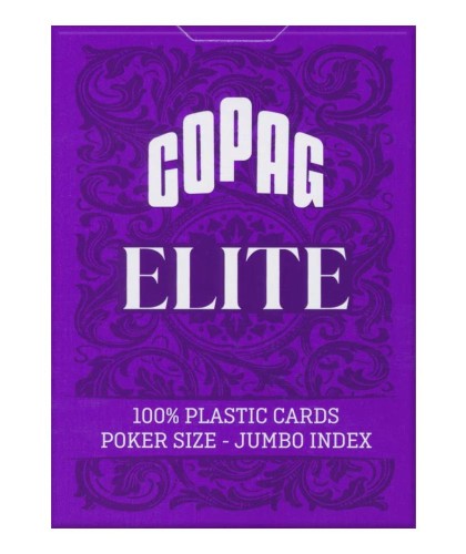 Copag Elite 100% Plastic Jumbo Index Purple