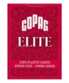 Copag Elite 100% Plastic Jumbo Index Red