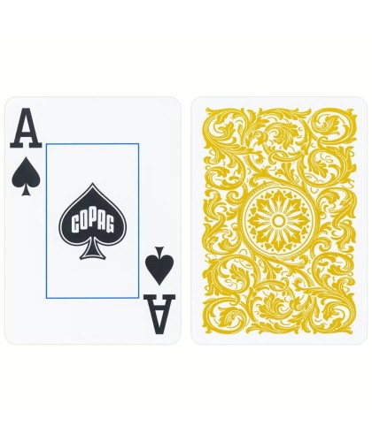 Copag Elite 100% Plastic Jumbo Index Yellow