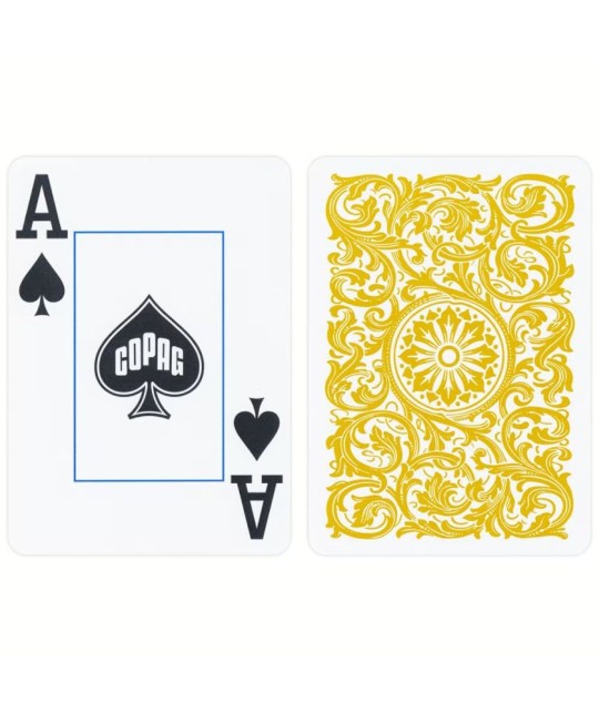 Copag Elite 100% Plastic Jumbo Index Yellow