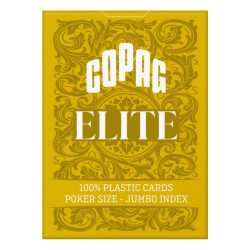 Copag Elite 100% Plastic Jumbo Index Yellow