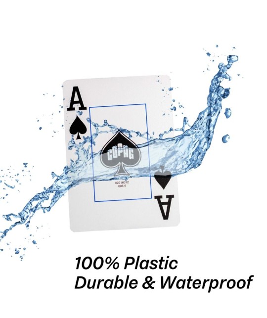 Set 2 Pachete Copag 1546 100% Plastic Neoteric Jumbo Index