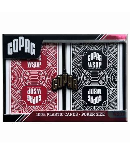 Set 2 Pachete WSOP Copag Poker Set Jumbo Index