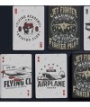 Jet Fighter Playing Cards – design vintage cu avioane și pilot academy