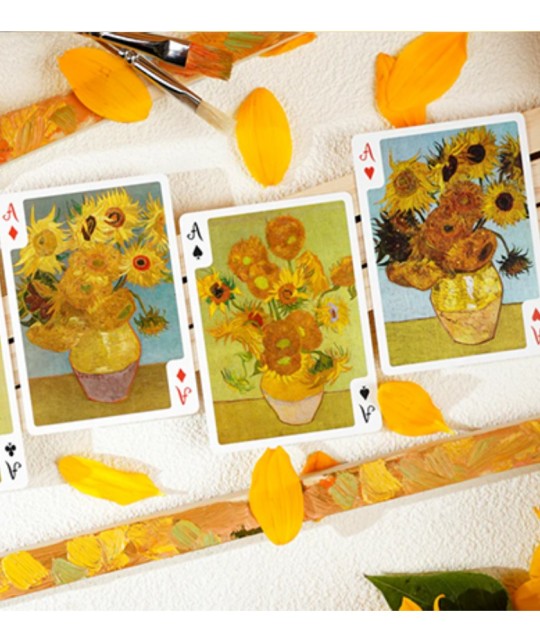 Van Gogh Special Edition Playing Cards – Aces Sunflowers Art