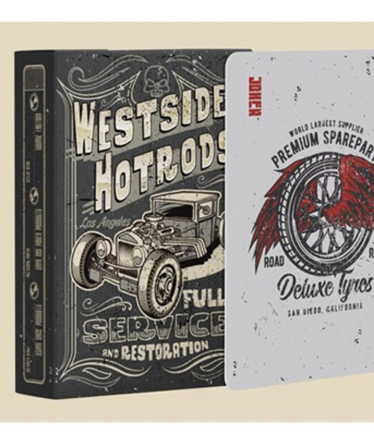 Westside Hotrods Playing Cards – cutie deck vintage hot rod