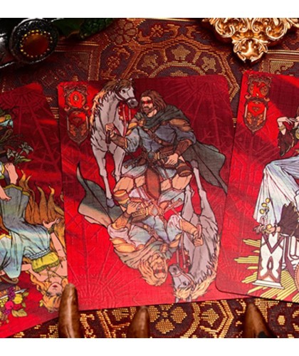 Personaje din mitologia nordică – roșu holografic