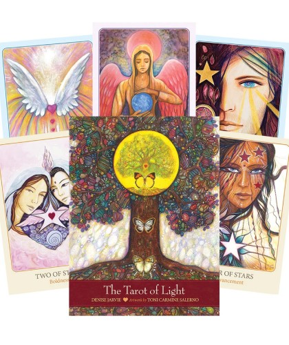 The Tarot of Light – selection of tarot cards with box Blue Angel