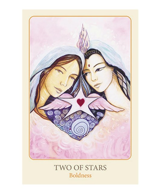 The Tarot of Light – Two of Stars Boldness card artwork