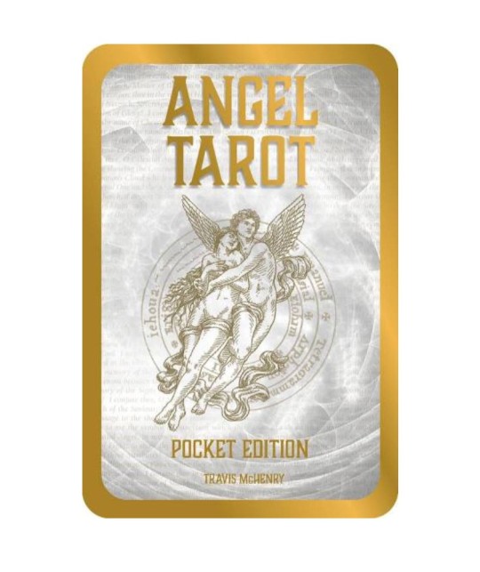 Angel Tarot – cardul spate, design sigilii aurii