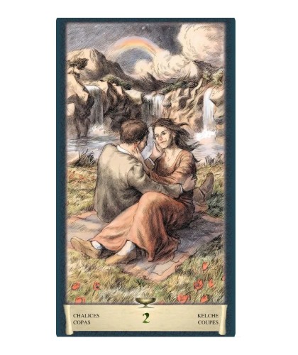 Lovecraft Tarot – Two of Cups ilustratie