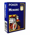 Cărți de poker Modiano albastre 100% plastic, 4 jumbo index, cu pachetul original