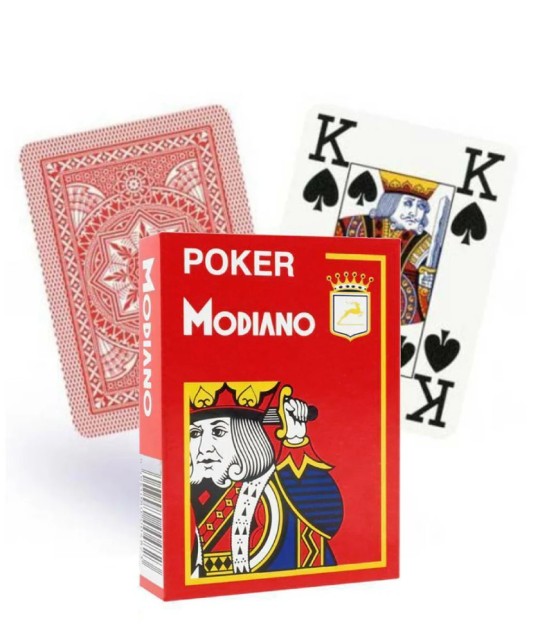 Modiano Poker Playing Cards – Red Back