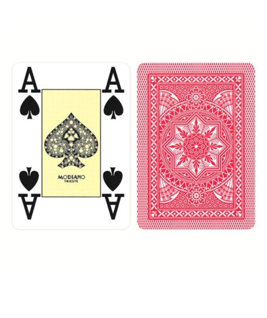 Modiano Poker Playing Cards – Red Back