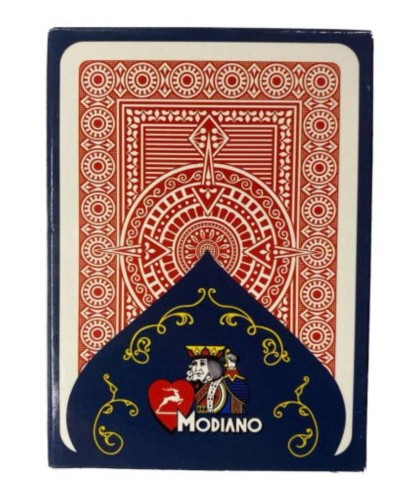 Modiano Ramino Acetate Playing Cards – Red Back