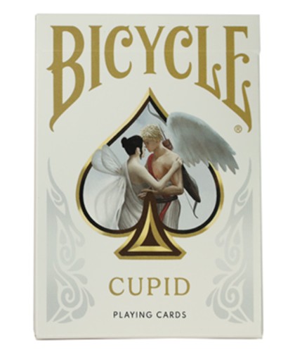 Bicycle Cupid Playing Cards – cutie frontală cu design mitologic inspirat de Cupid și Psyche