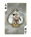 Bicycle Cupid Playing Cards – As de Pică ilustrat artistic cu tema iubirii mitologice