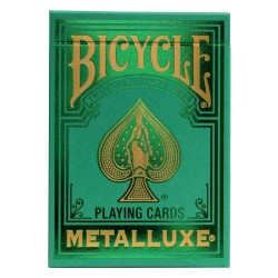 Bicycle Metalluxe Green Playing Cards