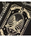 Medical Poker Black Playing Cards – detalii cărți cu oase și structuri anatomic