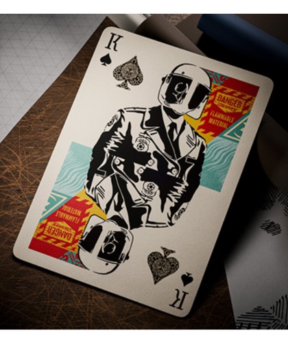 Carte King of Spades Obey Gold Edition design urban theory11