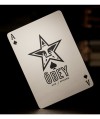Ace of Spades Obey Gold Edition playing cards theory11