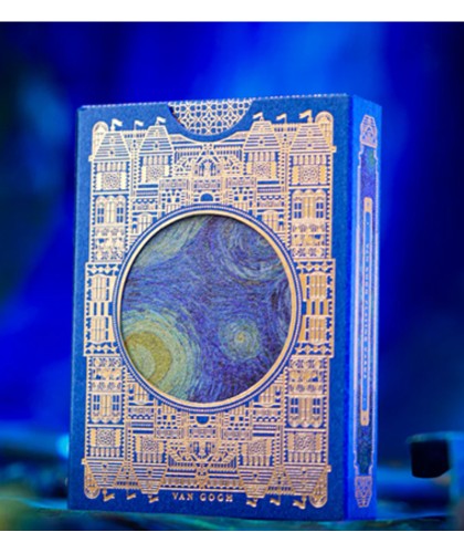 Van Gogh Playing Cards ilustrații Noapte înstelată holo foil