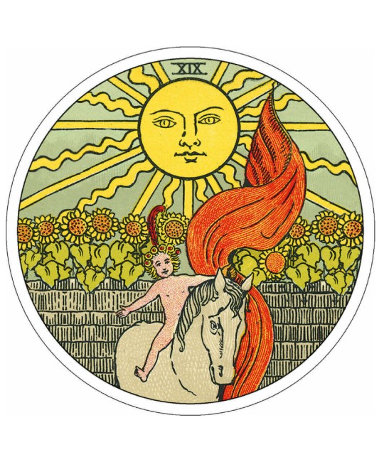 Tarot Original 1909 Circular Edition – carte Soarele