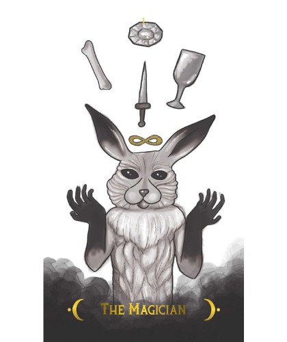 Rockpool Macabre Tarot Pocket Edition – cărți tarot originale în cutie metalică, design artistic simbolic
