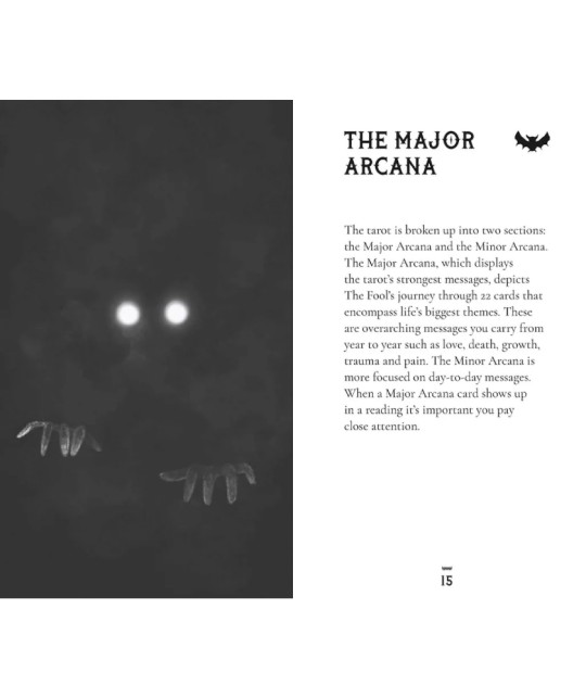 Rockpool Macabre Tarot Pocket Edition – cărți tarot originale în cutie metalică, design artistic simbolic