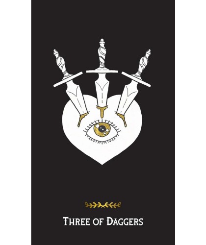 Rockpool Macabre Tarot Pocket Edition – cărți tarot originale în cutie metalică, design artistic simbolic