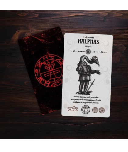 Occult Tarot Rockpool carte Lucifer simbolism esoteric