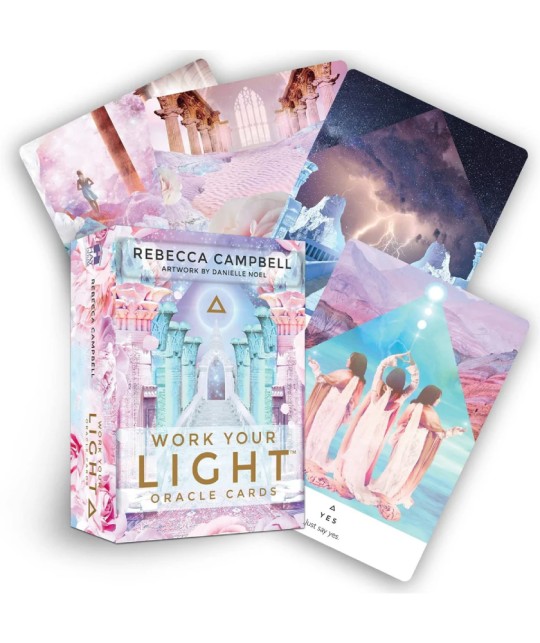 Work Your Light Oracle Cards – set complet cu ghid explicativ