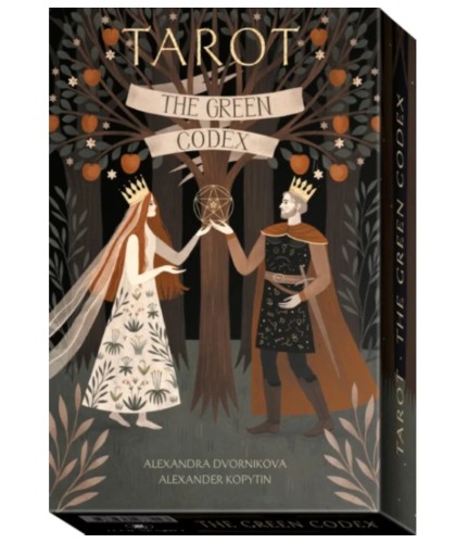 Cutie frontală The Green Codex Tarot kit Lo Scarabeo