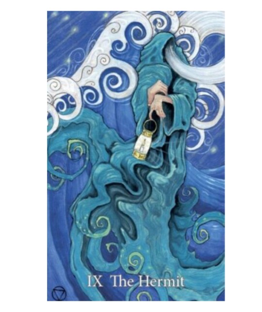 Mary-El Tarot cartea Eremitul ilustrație artistică