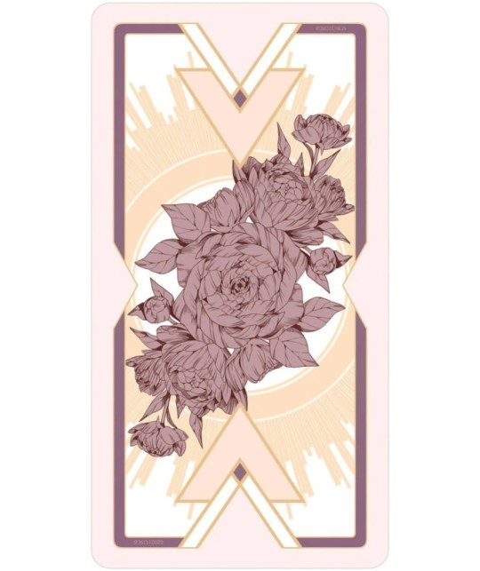 Cărți Heavenly Bloom Tarot cu ilustrații fantasy și florale