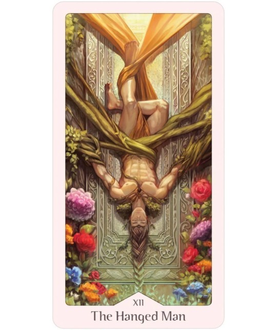 Cărți Heavenly Bloom Tarot cu ilustrații fantasy și florale