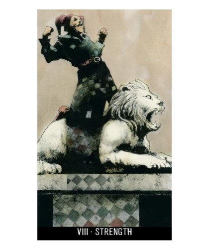 Joker Tarot – Strength card artistic detail