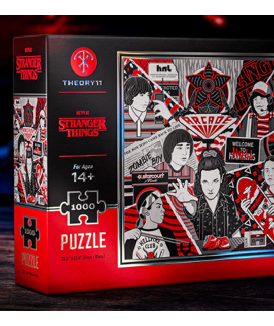 Stranger Things jigsaw puzzle Theory11 1000 piese – cutie produs premium