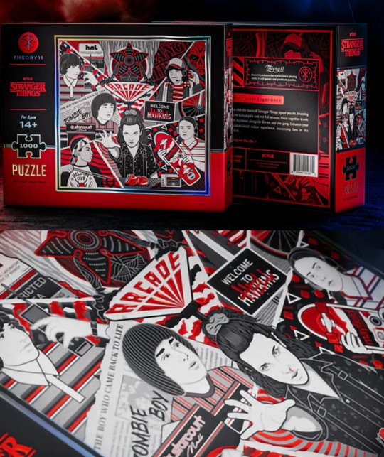 Ambalaj puzzle Stranger Things Theory11 – design premium și detalii produs