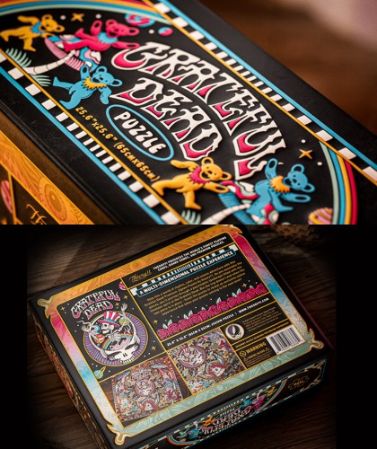 Puzzle Grateful Dead Theory11 complet asamblat – artwork psihedelic