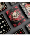 Cărți de curte Skulls and Roses – ilustrații cu cranii și trandafiri