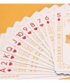 Aranjament de cărți din pachetul Medical Poker White Playing Cards cu tematică medicală