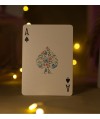 Ace of Spades card from Flower Deck Roses Playing Cards with floral illustration
