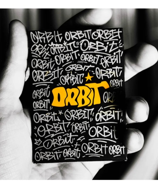 CC Orbit 4th Edition Playing Cards – cutie frontală cu logo Orbit