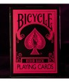 Cutia Bicycle Reverse Pink Playing Cards Rider Back, cu accente roz intens și finisaj elegant