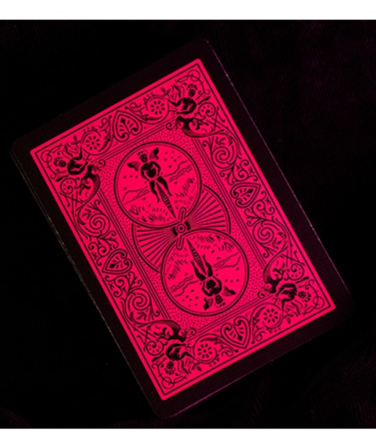Design spate carte și cutie deschisă pentru Bicycle Reverse Pink Playing Cards, ediție roz inversat