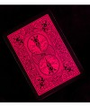 Design spate carte și cutie deschisă pentru Bicycle Reverse Pink Playing Cards, ediție roz inversat