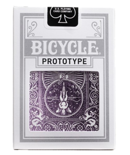 Bicycle Prototype Playing Cards – cutie deck cu design clasic Bicycle și detalii violet